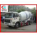 FOTON Auman 4x2 concrete mixer truck with 10M3 tanker mixer truck for sale